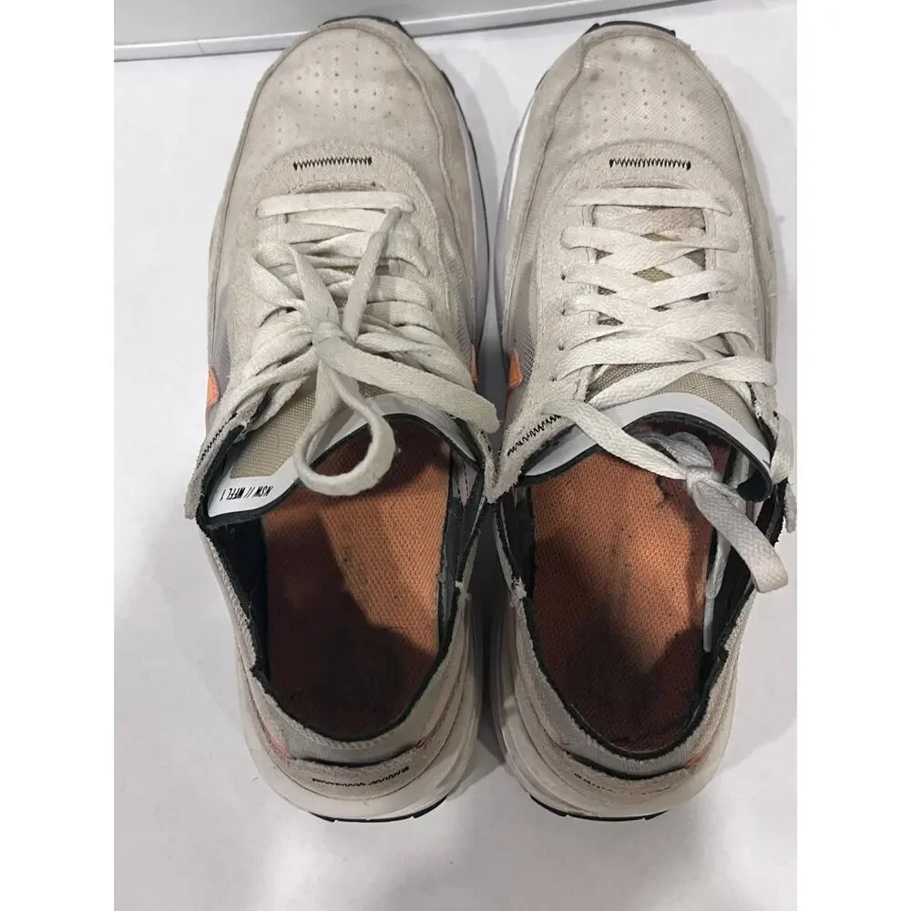 Nike Mens Waffle One DA7995-103 White Running Shoes Sneakers Size 9.5